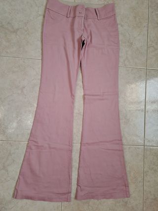 pantalón vintage campana stradivarius