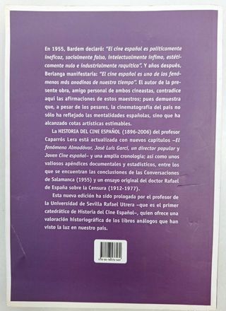 HISTORIA DEL CINE ESPAÑOL CAPARRÓS LERA T & B 2007