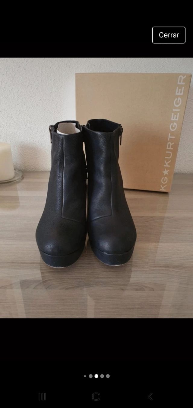 Botines plataforma Kurt Geiger