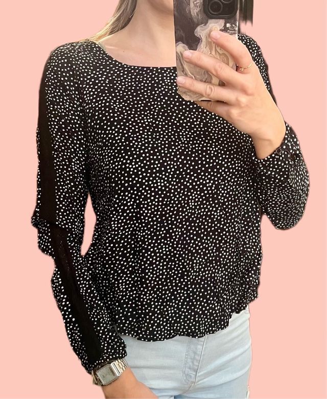 Blusa topos Bershka