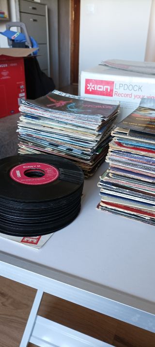 100 vinilos con grabador