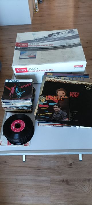 100 vinilos con grabador