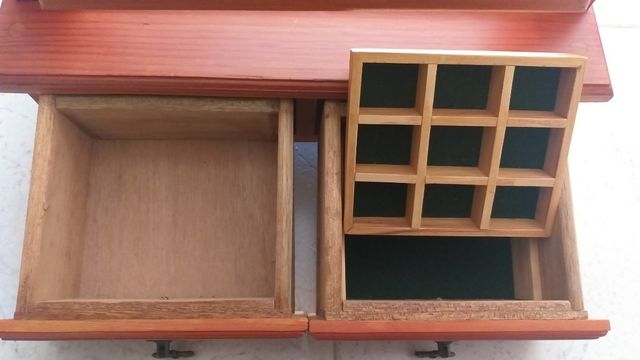 Mueble joyero para sobremesa