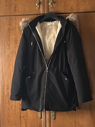 Chaquetón negro sfera