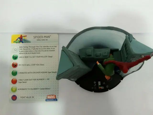 MINIATURA MARVEL SPIDERMAN HEROCLIX (Diorama)