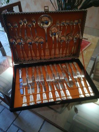 set posate placcate argento