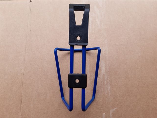 Portabidón azul bicicleta