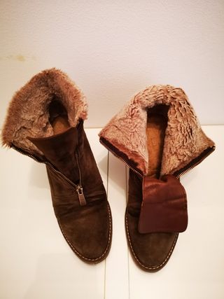 Botines marrones. T41