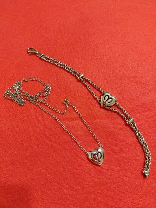 Collar y pulsera zodiaco Aries plata 925