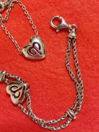 Collar y pulsera zodiaco Aries plata 925