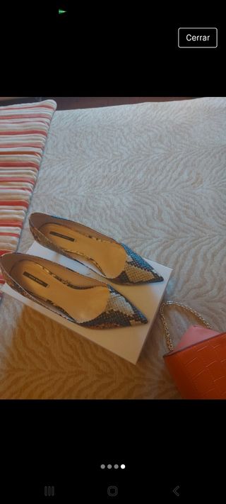 zapatos tacón corte salon