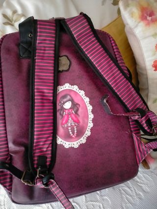 mochila cuero gorjus