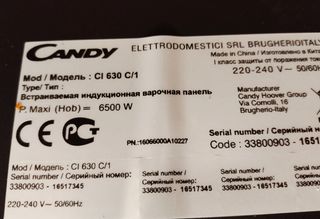Oferta Inducción Candy CI  630 C/I
