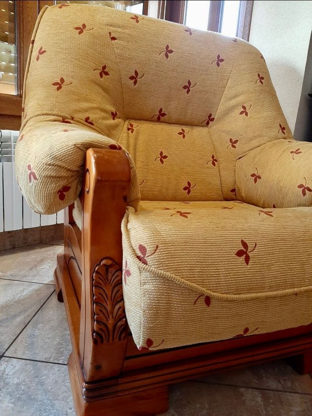 conjunto sofá y sillón