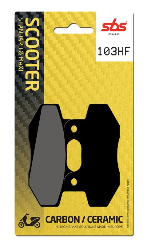 JGO PASTILLAS FRENO SBS 103HF