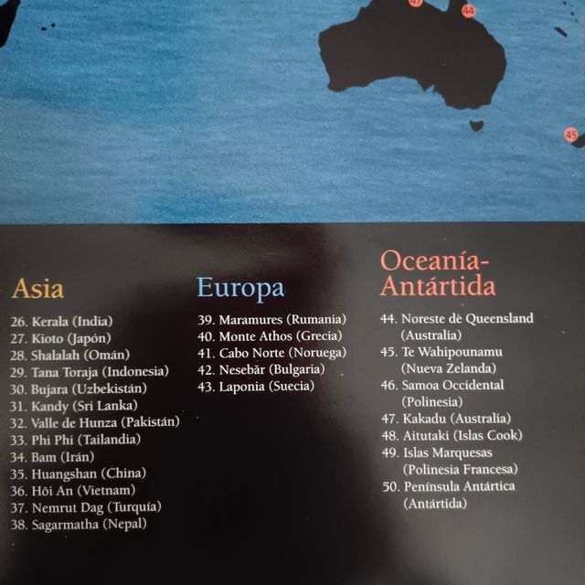 50 lugares dos sonhos