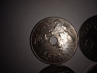 monedas de 25 centimos de 1927 Alfonso xlll.      