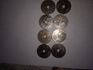 monedas de 25 centimos de 1927 Alfonso xlll.      