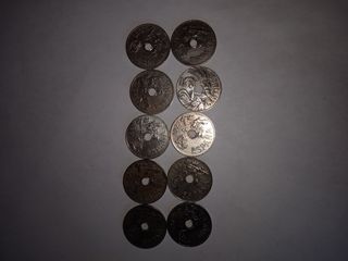 monedas de 25 centimos de 1927 Alfonso xlll.      