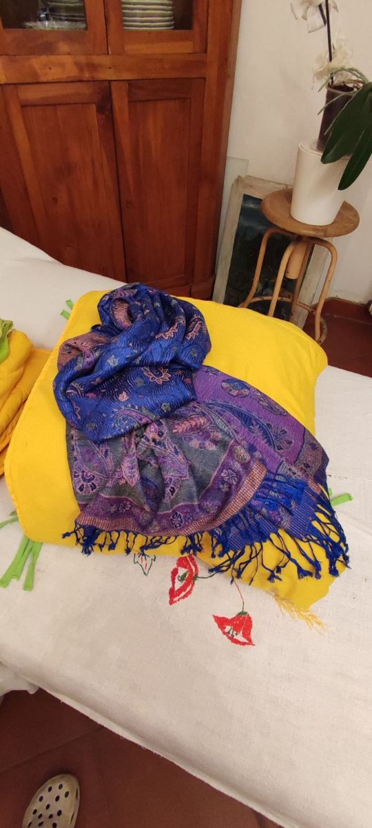 Pashmina bisex 100% cashmere nuova