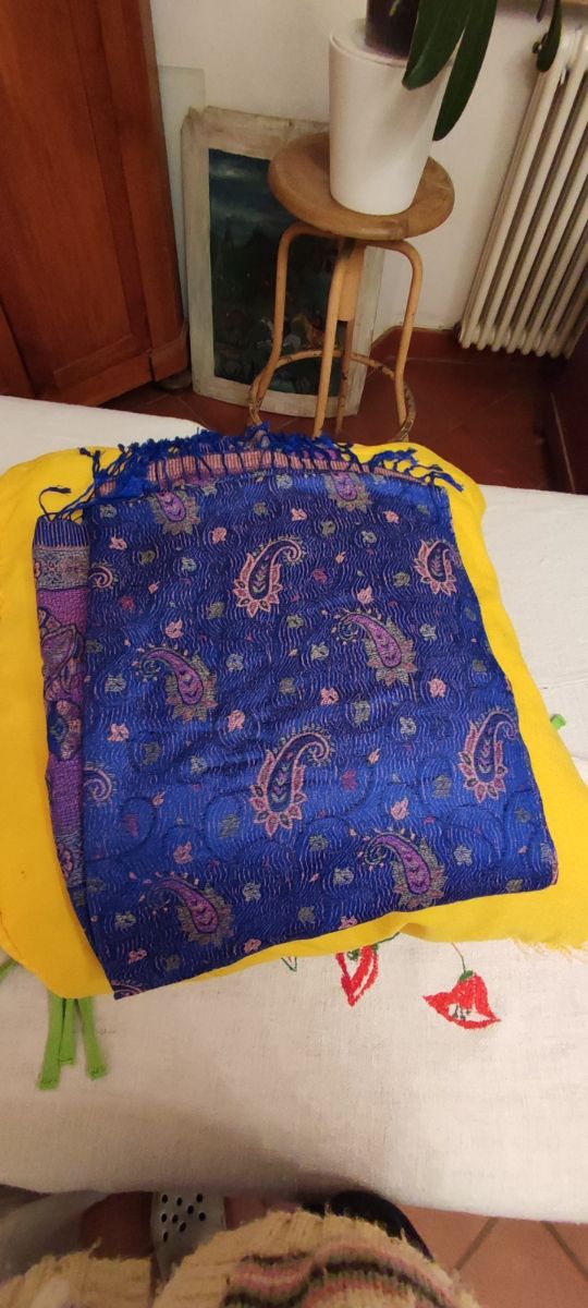 Pashmina bisex 100% cashmere nuova