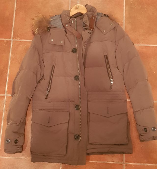 Abrigo plumas Hackett talla M verde