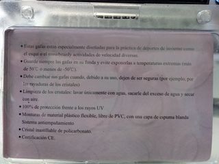 GAFA MASCARA PARA ESQUIAR de NIÑO