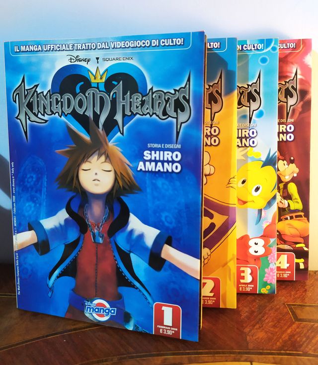 Manga Kingdom Hearts - Shiro Amano, serie completa