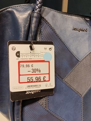 Nuevo, Bolso Desigual.