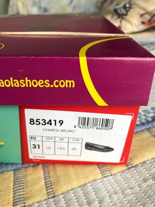 Manoletinas niña Pablosky talla 31 nuevas