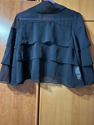 Blusa volantes zara