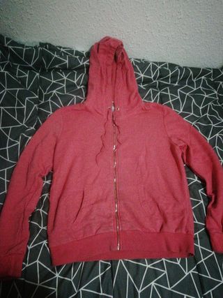 sudadera talla L coral mujer