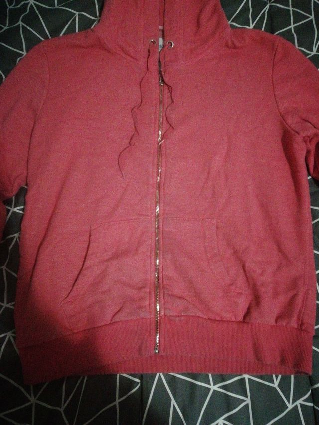 sudadera talla L coral mujer