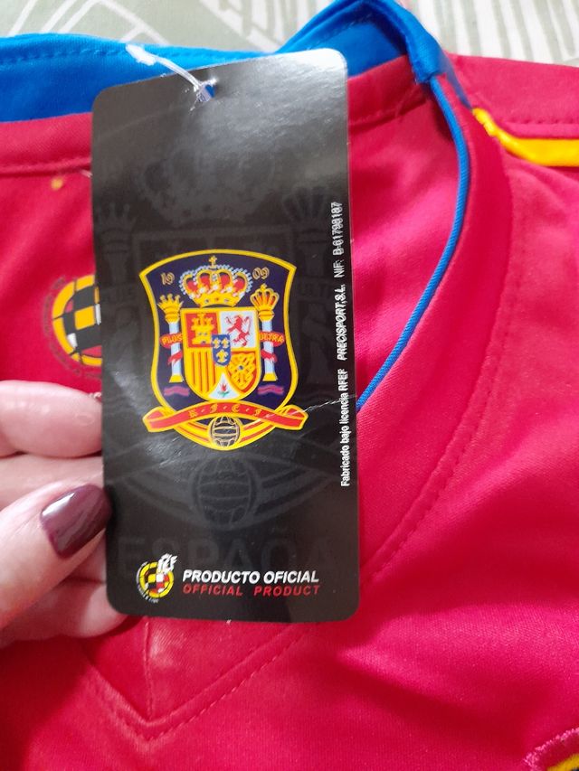Camiseta y bufanda España