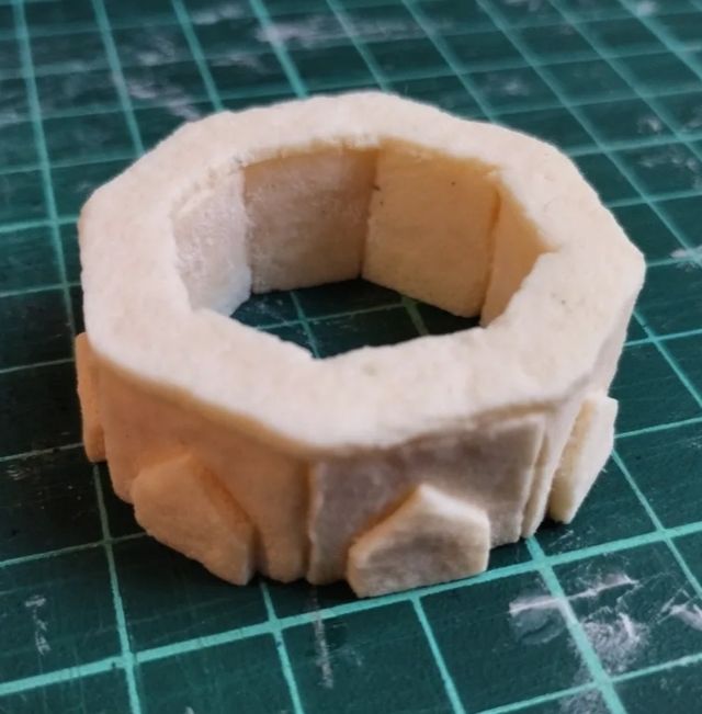 Escenografía para mazmorra sin pintar