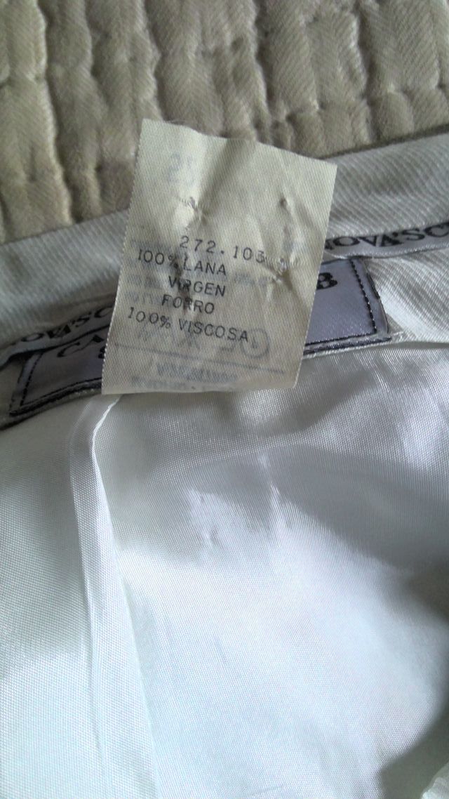 Pantalones Cánovas 100% lana talla 52, de 140€