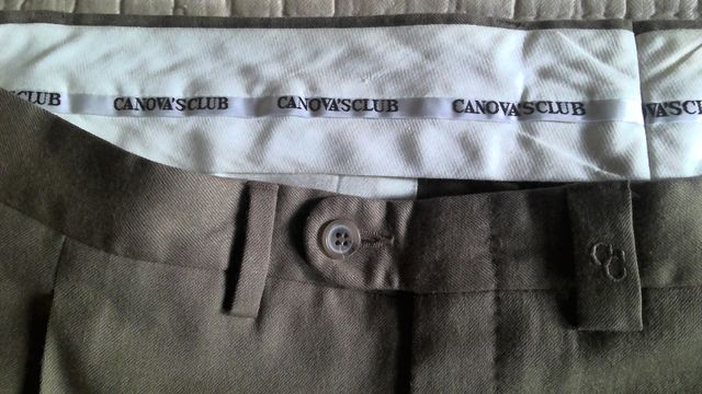 Pantalones Cánovas 100% lana talla 52, de 140€