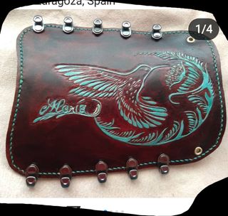 Aromacuir..el arte en cuero bolso,cartera,pulsera,