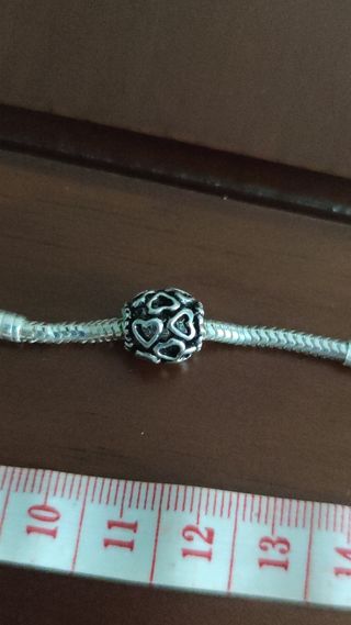 Charm de  plata para la pulsera Pandora