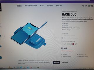 Cargador dual wireless