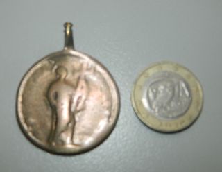 Medalla Siglo XVII religiosa Santa Elena 9,7 gramo