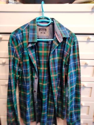 Camisa de cuadros Zara