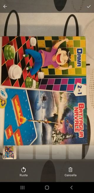 Dama + Battaglia navale Clementoni