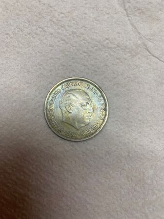 Moneda 25 pesetas franco