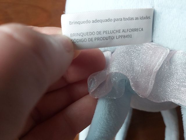 Peluche alforreca em tons de azul Tm Toys