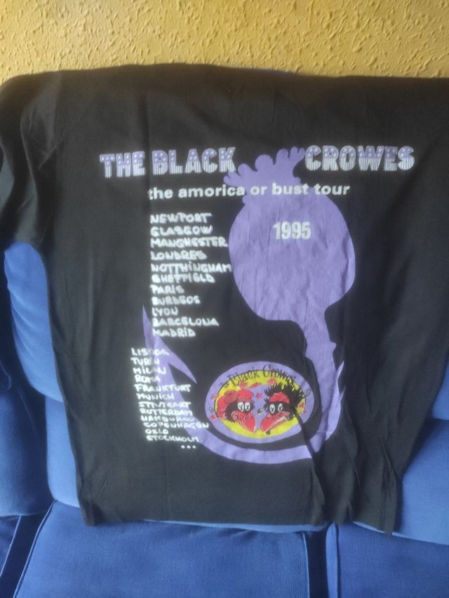 THE BLACK CROWES, FIRMADA CHRIS ROBINSON  AMORICA
