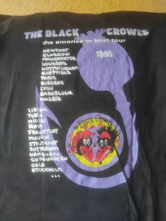 THE BLACK CROWES, FIRMADA CHRIS ROBINSON  AMORICA