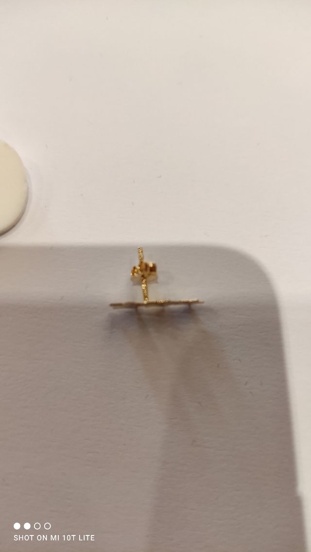 pendientes de oro 18k estrellas