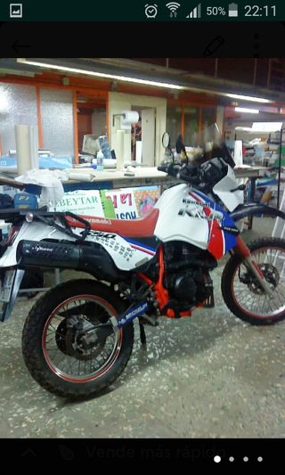 cachas traseras Kawasaki klr año 89