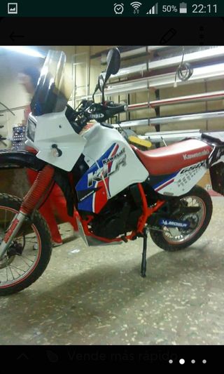 cachas traseras Kawasaki klr año 89